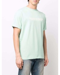 T-shirt girocollo stampata verde menta di Family First