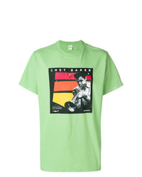 T-shirt girocollo stampata verde menta di Noon Goons