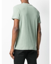 T-shirt girocollo stampata verde menta di DSQUARED2