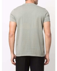 T-shirt girocollo stampata verde menta di Aspesi