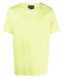 T-shirt girocollo stampata verde menta di Stone Island Shadow Project