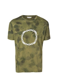 T-shirt girocollo stampata verde oliva di Alyx