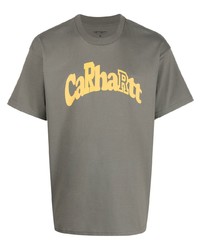 T-shirt girocollo stampata verde oliva di Carhartt WIP