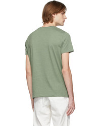 T-shirt girocollo stampata verde oliva di A.P.C.
