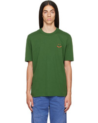 T-shirt girocollo stampata verde oliva di Ps By Paul Smith