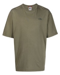 T-shirt girocollo stampata verde oliva di The North Face