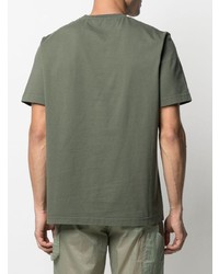 T-shirt girocollo stampata verde oliva di Craig Green