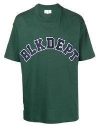 T-shirt girocollo stampata verde scuro di Chocoolate