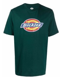 T-shirt girocollo stampata verde scuro di Dickies Construct