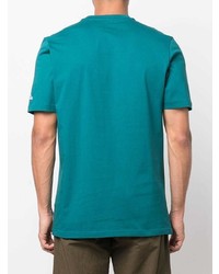 T-shirt girocollo stampata verde scuro di adidas