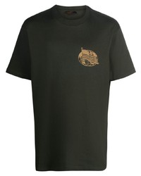T-shirt girocollo stampata verde scuro di Filson