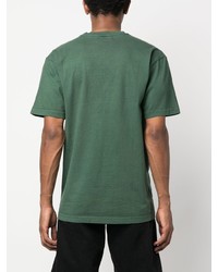 T-shirt girocollo stampata verde scuro di MARKET