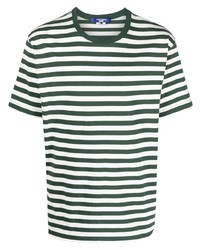 T-shirt girocollo stampata verde scuro di Junya Watanabe MAN