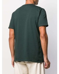 T-shirt girocollo stampata verde scuro di Amen