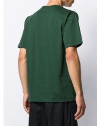T-shirt girocollo stampata verde scuro di Études