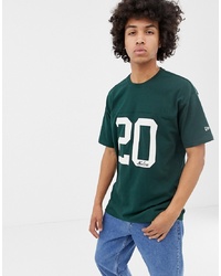 T-shirt girocollo stampata verde scuro di New Era