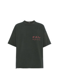 T-shirt girocollo stampata verde scuro di Yeezy