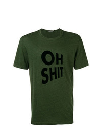T-shirt girocollo stampata verde scuro di Zadig & Voltaire