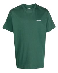 T-shirt girocollo stampata verde di Carhartt WIP