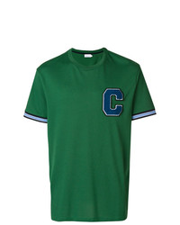 T-shirt girocollo stampata verde di CK Calvin Klein