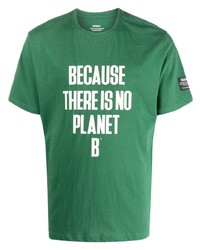 T-shirt girocollo stampata verde di ECOALF