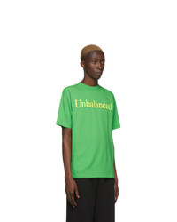 T-shirt girocollo stampata verde di Aries
