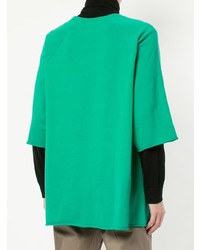 T-shirt girocollo stampata verde di John Undercover