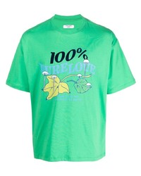 T-shirt girocollo stampata verde di Opening Ceremony