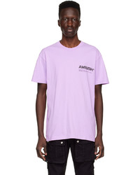 T-shirt girocollo stampata viola chiaro di Ambush