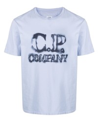 T-shirt girocollo stampata viola chiaro di C.P. Company