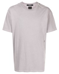 T-shirt girocollo stampata viola chiaro di Ksubi