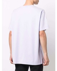 T-shirt girocollo stampata viola chiaro di Givenchy