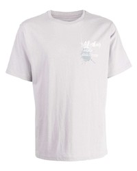 T-shirt girocollo stampata viola chiaro di Musium Div.