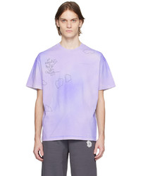 T-shirt girocollo stampata viola chiaro di Objects IV Life