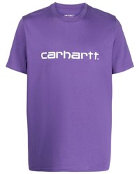 T-shirt girocollo stampata viola melanzana di Carhartt WIP