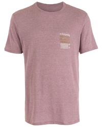 T-shirt girocollo stampata viola melanzana di OSKLEN