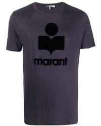 T-shirt girocollo stampata viola di Isabel Marant