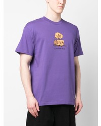 T-shirt girocollo stampata viola di Carhartt WIP