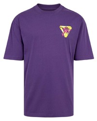 T-shirt girocollo stampata viola di Palace