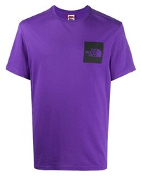 T-shirt girocollo stampata viola di The North Face
