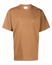 T-shirt girocollo terracotta di Buscemi