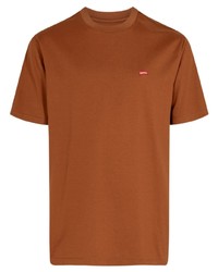T-shirt girocollo terracotta di Supreme