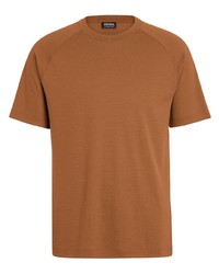 T-shirt girocollo terracotta di Zegna