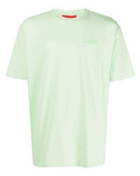 T-shirt girocollo verde menta di 032c