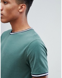 T-shirt girocollo verde menta di Abercrombie & Fitch