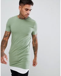 T-shirt girocollo verde menta di ASOS DESIGN