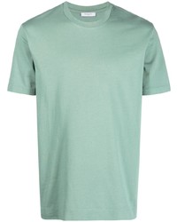 T-shirt girocollo verde menta di Boglioli