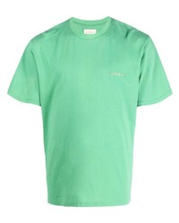 T-shirt girocollo verde menta di Buscemi