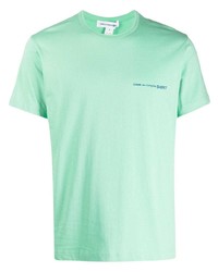 T-shirt girocollo verde menta di Comme Des Garcons SHIRT