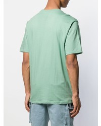 T-shirt girocollo verde menta di Fila